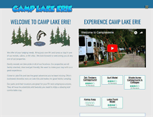 Tablet Screenshot of camplakeerie.com
